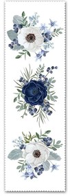 Покривка 40x130 cm Blue Rose – Minimalist Cushion Covers