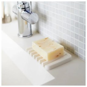 Бяла подложка за сапун Flow - YAMAZAKI