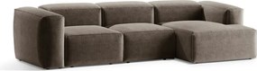 Кафяв ъглов диван (десен ъгъл) Bergamo – Cosmopolitan Design