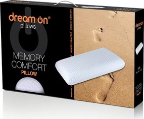 Възглавница Dream On, Memory Comfort, 68x40x12, Мемори пяна