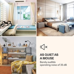 Klarstein Happy Hour, черен с декоративна врата, минибар, хладилник, 33 л, безшумен, G