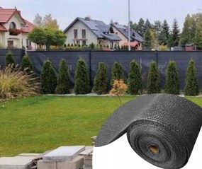 Засенчваща мрежа за ограда - 62 % засенчване - сива 1,5m x 50m