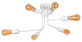 Плафон СКАЛА, бял, 6xE27