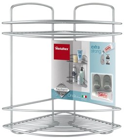 Двуетажен ъглов рафт в банята Onda - Metaltex