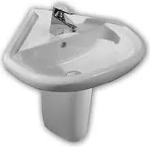 Умивалник FLAMENCO с отвор за смесител ъглов 55cm - егейс