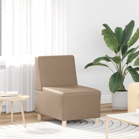 4108493 vidaXL Диван стол Капучино 55 x 74 x 82 см Изкуствена кожа