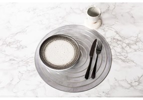 Сребърна подложка за хранене , ⌀ 39,5 cm - Tiseco Home Studio
