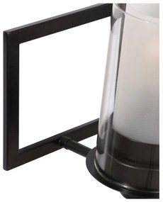 Черно-бяла стенна лампа – Ixia