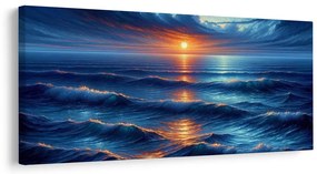 Картина на платно – Драматично небе и море