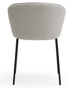 Светлосиви тапицирани трапезни столове в комплект 2 бр. Add – Teulat