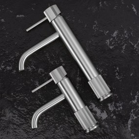 Смесител за баня Rea Lungo Stripe Brush Nickel Low