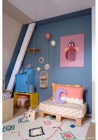 Кремав ръчно изработен памучен килим подходящ за пране 140x200 cm Kaarol – Lorena Canals