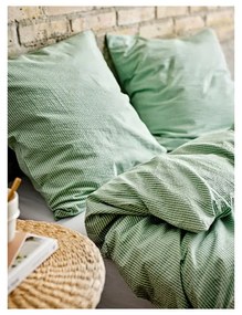 Светлозелено единично памучно спално бельо 140x200 cm Cheerful – Södahl