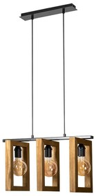 Пендел ТИЕРА, орех, 3xE27