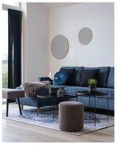 Стенно огледало с рамка в златист цвят, ø 40 cm Jersey - House Nordic