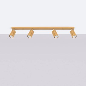 Прожектор в златист цвят 6,5x81 cm Gleam – Sollux