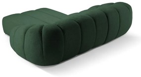 Зелен ъглов диван (десен ъгъл) Diana – Micadoni