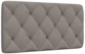 4019209 vidaXL Мека табла за легло, таупе, 100 см, плат