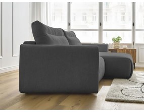 Сив ъглов диван Aden – Bobochic Paris