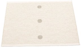 Бежов и кремав килим за открито и закрито 70x60 cm Peg Linen Vanilla – Pappelina