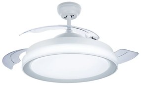 Вентилатор за таван с осветление Philips Atlas Бял 450 lm 28 W