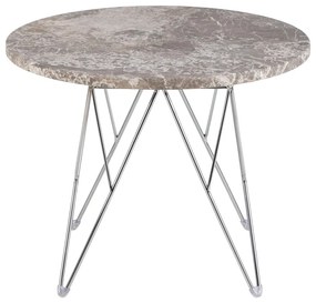 Мраморна кръгла странична масичка ø 55 cm Prunus – Actona