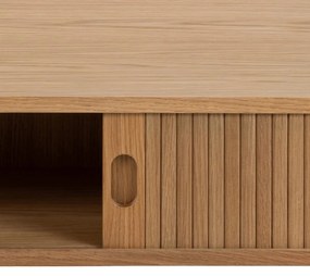 Масичка за кафе от дъб в естествен цвят 70x130 cm Langley – Actona