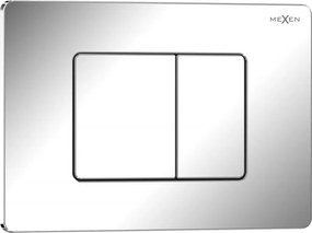 Mexen Tex 05 бутон за промиване от неръждаема стомана, лъскав хром - 6105-03