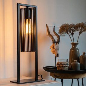 Модерна настолна лампа черна - Balenco Wazo