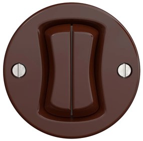 Kliklap - Ретро серийно ключче без рамка №5, кафяво