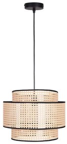 Пендел TAKARA 1xE27/20W/230V Ø 40 см бежов