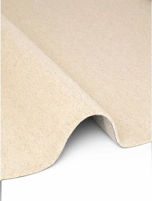 Бежов ръчно изработен вълнен кръгъл килим ø 200 cm Puristic Knots – Elle Decoration