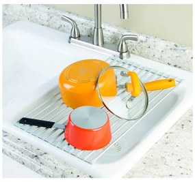 Алуминиева решетка за отцеждане в сребристо Metro - iDesign