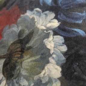 Кадифена абажура с флорален дизайн 18/18/14 Златен интериор