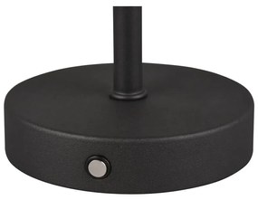 Матовочерна настолна LED лампа с възможност за димиране (височина 30 cm) Jeff - Trio