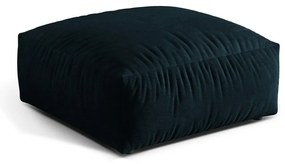 Тъмносиня кадифена модулна табуретка Martina – Micadoni