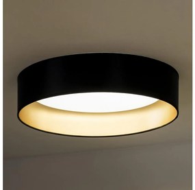 Duolla - LED Плафониера ROLLER LED/24W/230V Ø 45 см черен/златист