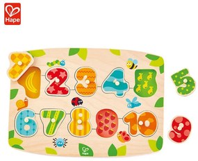 Hape - Number Peg Puzzlе H1404