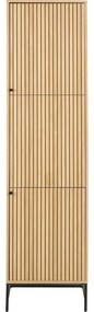 Гардероб от дъбов декор в естествен цвят 51x200x60 cm Albany – Actona