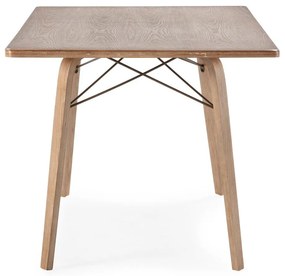 Трапезна маса с дъбов плот 90x180 cm Lujan – MOME