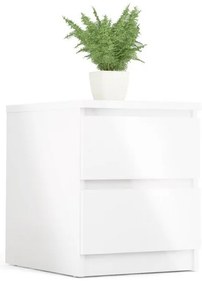 Бяло нощно шкафче Naia - Tvilum