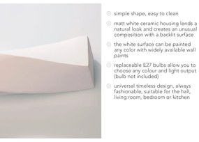 Керамична стенна лампа Taurus - Sollux