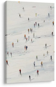 Картина на платно – Зимни забавления на склон