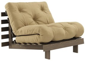 Фотьойл в бежово и горчица Roots - Karup Design