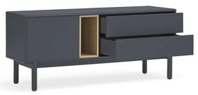 Тъмно сива ТВ масичка 140x56 cm Corvo - Teulat