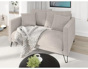 Светлокафяв шенилов диван 140 cm Freya – Ropez