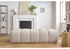 Бежова табуретка за крака Mont-Blanc - Bobochic Paris