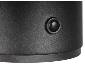 Матово черно LED стенна лампа с USB Davey – Trio