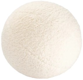 Кремава детска възглавница за диван от букле Ball – Wigiwama