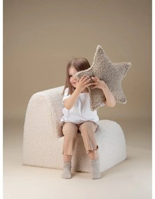 Кремав детски стол от букле Cloud – Wigiwama